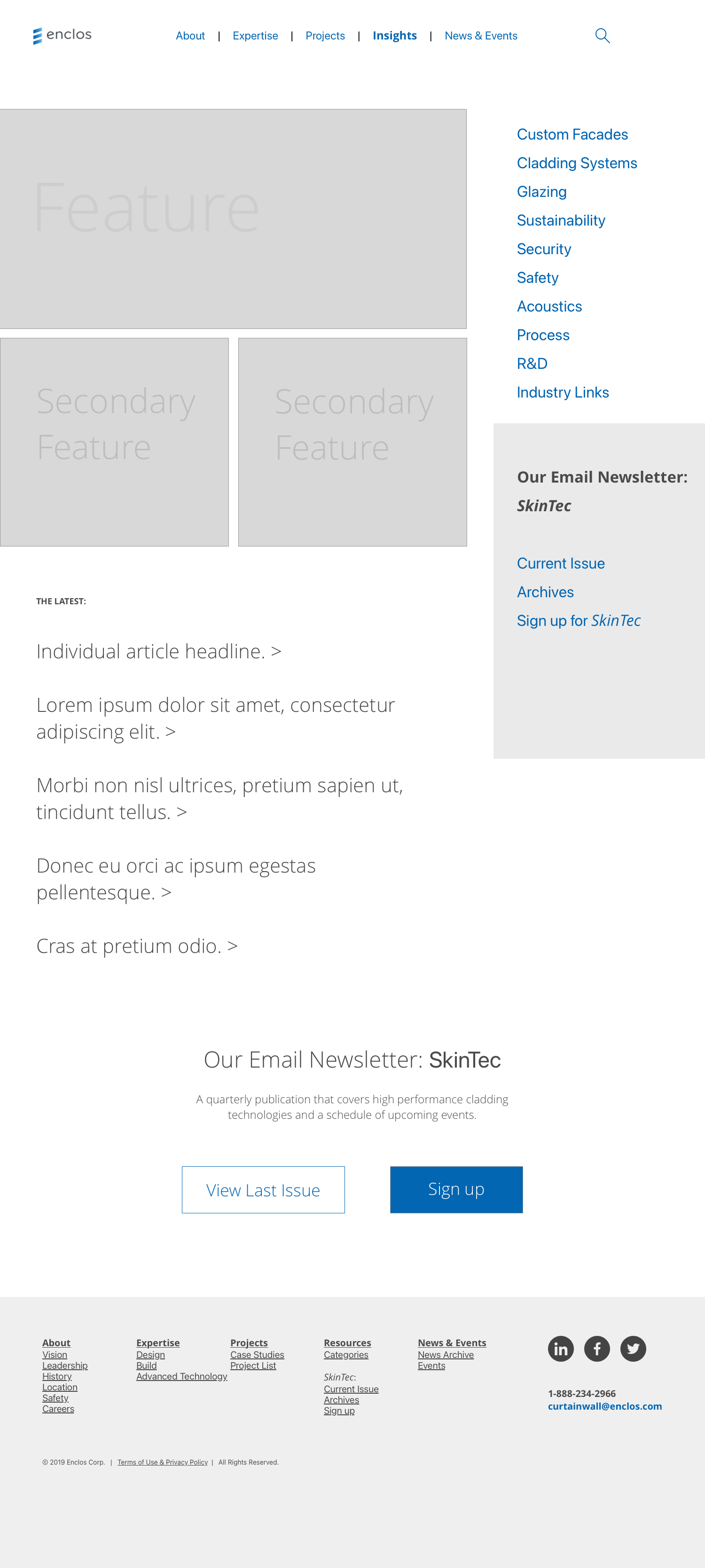 Enclos Wireframes: Insights